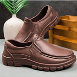 Zapatos De Chef Para Hombre, Antideslizantes, Impermeables, Zapatos De Seguridad Para El Trabajo, Zuecos De Cocina, Color Marron