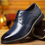 NEW 1 Par De Zapatos Nuevos De Negocios Formales Para Hombres, Tamano Grande, Zapatos Individuales Con Boca Ligera Y Cordones Para Arriba